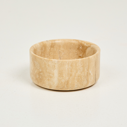 Travertine Pet Bowl